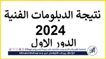 تعرف على نتائج الدور الأول للدبلومات الفنية 2024 برقم الجلوس