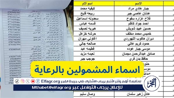 خطوات الاستعلام عن أسماء المشمولين بالرعاية الاجتماعية الوجبة الأخيرة 2024 عبر منصة “مظلتي” في العراق