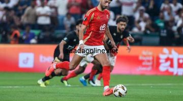 وسام أبو علي يدخل التاريخ برقم غير مسبوق بهدفه في شباك الزمالك بالسوبر الأفريقي