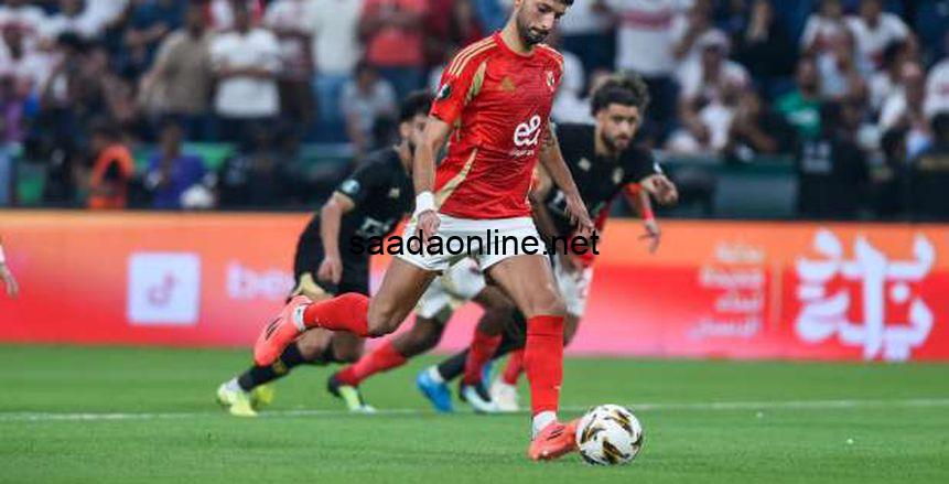 وسام أبو علي يدخل التاريخ برقم غير مسبوق بهدفه في شباك الزمالك بالسوبر الأفريقي