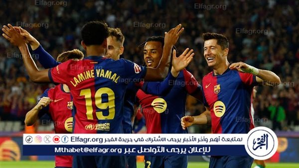 أهداف مباراة برشلونة وخيتافي في الدوري الإسباني