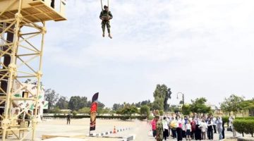 قوات الدفاع الشعبى والعسكرى تواصل تنظيم فعاليات تنمية روح الولاء والانتماء لشباب مصر